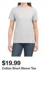 TJ Maxx Cotton short sleeve tee offer