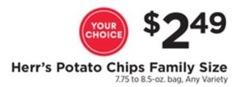 ShopRite Potato chips family size offer