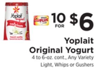 ShopRite Original yogurt offer