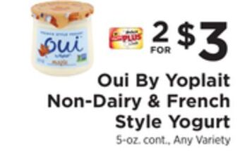 ShopRite Non-dairy & french style yogurt offer