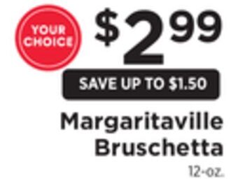 ShopRite Bruschetta offer