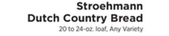 ShopRite Dutch country bread offer