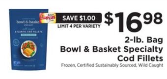 ShopRite 2-lb. bag specialty cod fillets offer