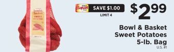 ShopRite Sweet potatoes 5-lb. bag offer