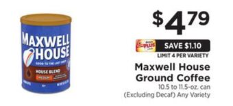 ShopRite Ground coffee offer