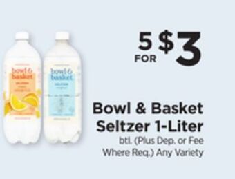 ShopRite Seltzer 1-liter offer