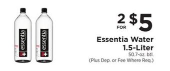 ShopRite Water 1.5-liter offer