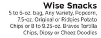 ShopRite Snacks offer