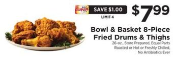 ShopRite 8-piece fried drums & thighs offer