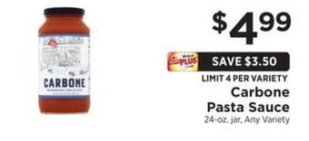 ShopRite Pasta sauce offer