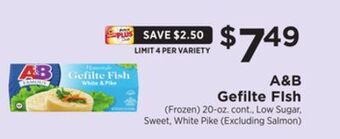 ShopRite Gefilte fish offer