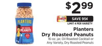 ShopRite Dry roasted peanuts offer