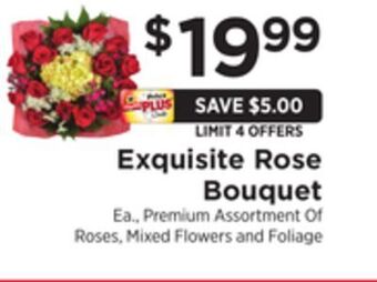 ShopRite Exquisite rose bouquet offer