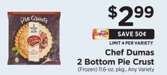 ShopRite 2 bottom pie crust offer