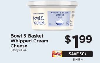ShopRite Whipped cream cheese offer