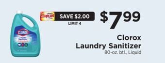 ShopRite Laundry sanitizer offer