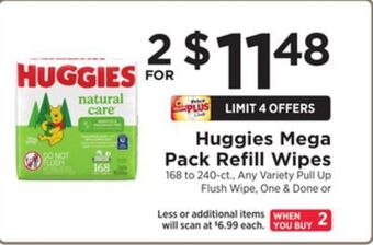 ShopRite Mega pack refill wipes offer
