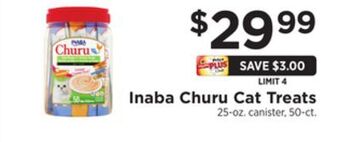 ShopRite Churu cat treats offer