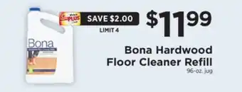 ShopRite Hardwood floor cleaner refill offer