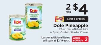 ShopRite Pineapple offer