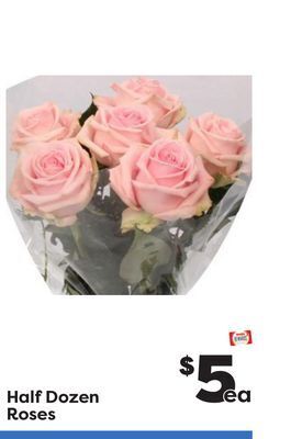 Weis Markets Half dozen roses offer