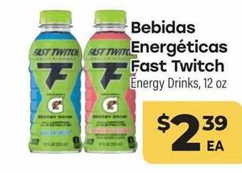 Bebidas energéticas fast twitch