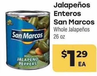 Cardenas Jalapeños enteros san marcos offer
