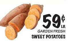 Foodarama Garden fresh sweet potatoes offer
