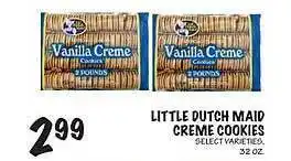 Little dutch maid creme cookies