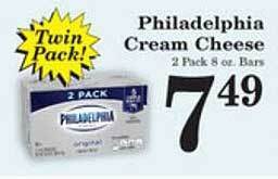 Harvest Foods Philadelphia cream cheese offer
