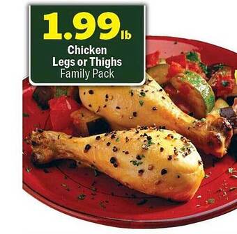 Holiday Foods Chicken legs or thighs offer