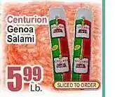 Key Food Centurion genoa salami offer
