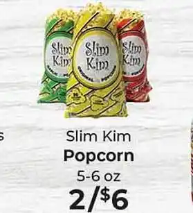 Sunset Foods Slim kim popcorn offer
