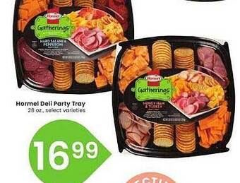 Albertsons Hormel deli party tray offer