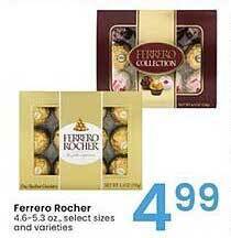 Albertsons Ferrero rocher offer