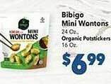 Vallarta Supermarkets Bibigo mini wontons offer