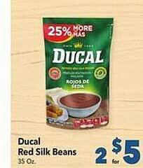 Vallarta Supermarkets Ducal red silk beans offer