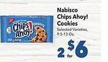 Vallarta Supermarkets Nabisco chips ahoy! cookies offer