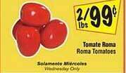 El Super Tomate roma offer