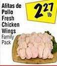 Fiesta Mart Alitas de pollo fresh chicken wings offer