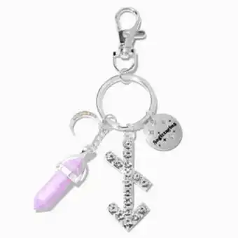 Claire's Sagittarius mystical gem silver zodiac keychain offer