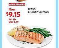 Aldi Fresh atlantic salmon offer