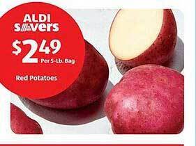 Aldi Red potatoes offer