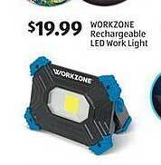 Aldi Workzone rechargeable led work light offer