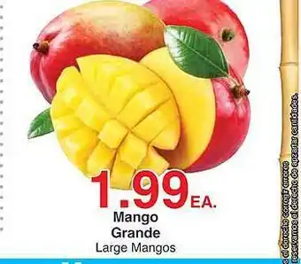 Mango grande large mangos