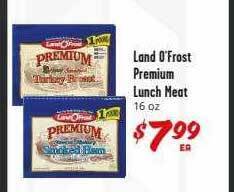 Brookshire Brothers Land o'frost premium lunch meat offer