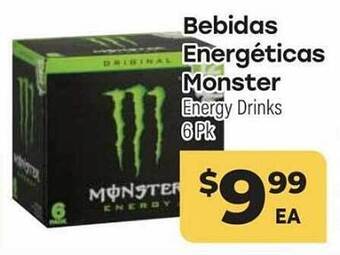 Cardenas Bebidas energéticas monster offer