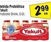 El Super Yakult probiotic drink offer