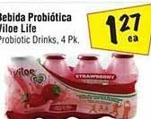 El Super Viloe life probiotic drinks offer