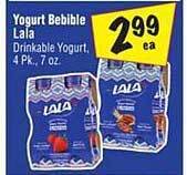 El Super Lala drinkable yogurt offer